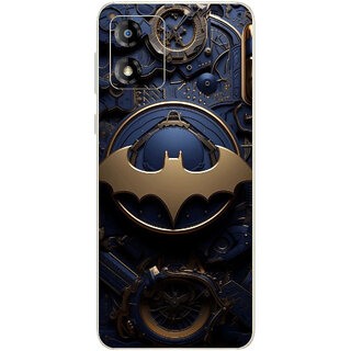 Yug Emporium Moto E13 Black BATMAN 9D (Back Cover, Multicolor)