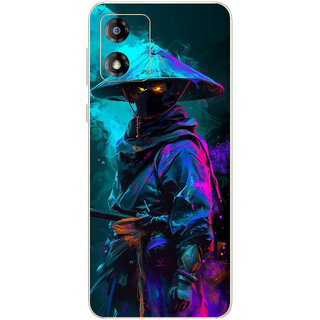 Yug Emporium Moto E13 Dark Japan Ninja 9D (Back Cover, Multicolor)