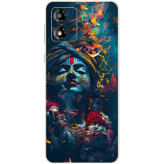 Yug Emporium Moto E13 Art Krishna Leather (Back Cover, Multicolor)