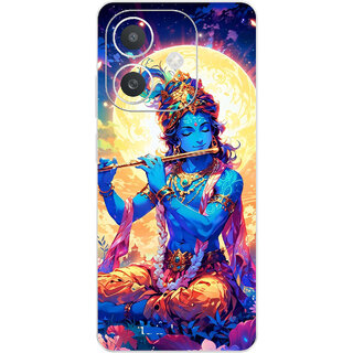 Yug Emporium Oppo A3x Krishna ji Theme (Back Cover, Multicolor)