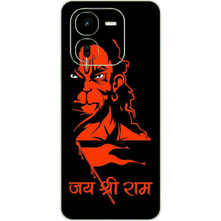 Yug Emporium iQOO Z9X 5G Hanuman ji theme (Back Cover, Multicolor)