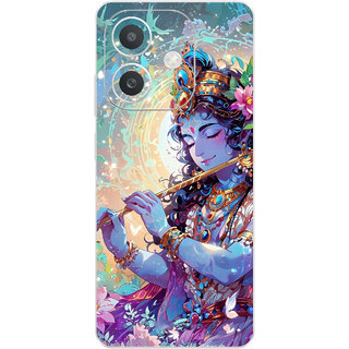 Yug Emporium Oppo A3x Shree Krishna Theme (Back Cover, Multicolor)