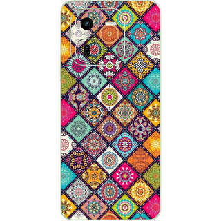 Yug Emporium iQOO Z9X 5G Trendig theme (Back Cover, Multicolor)
