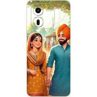 Yug Emporium iQOO Z9X 5G punjabi couple (Back Cover, Multicolor)