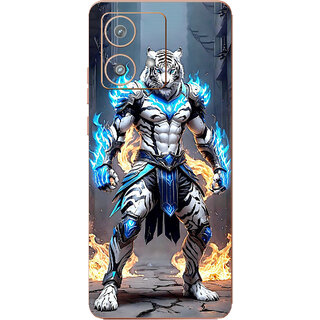 Yug Emporium Motorola Edge 40 Neo Angry Lion Leather (Back Cover, Multicolor)