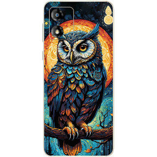 Yug Emporium Moto E13 Mighty OWL Leather (Back Cover, Multicolor)