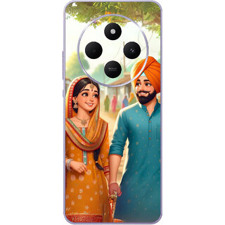 Yug Emporium Mi Redmi 4A 5G Punjabi Couple (Back Cover, Multicolor)