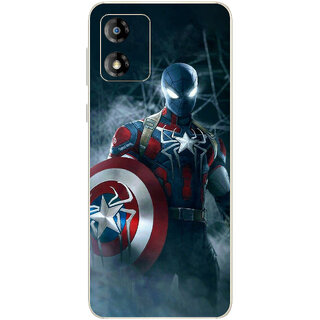 Yug Emporium Moto E13 Spiderman Leather (Back Cover, Multicolor)