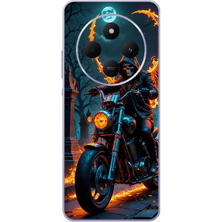 Yug Emporium Redmi 4A Ghost Rider (Back Cover, Multicolor)