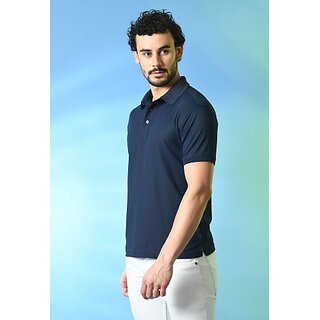 Luxurious Men PrintCultr Solid Men Polo Neck Polyester Blue T-Shirt 2025 at ShopCircuit | ONDC