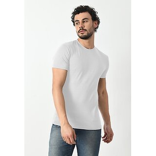 Trendy Men PrintCultr Solid Men Round Neck Polyester White T-Shirt 2025 at ShopCircuit | ONDC