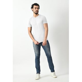 Trendy Men PrintCultr Solid Men Round Neck Polyester White T-Shirt 2025 at ShopCircuit | ONDC