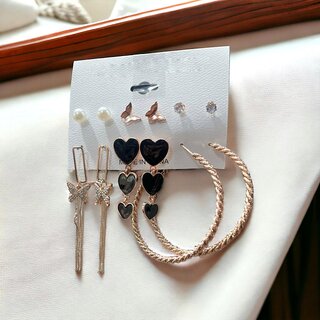 Minha pack of 6 fashion earring