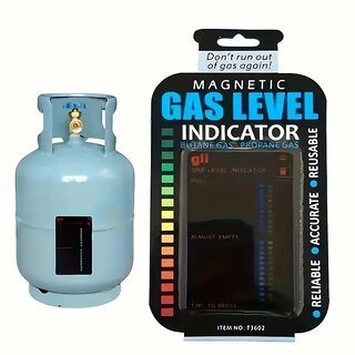 Magnetic Gas Level Indicator - Reusable Propane Tank Gauge, Accurate Gas Fuel Level Sensor for Propane