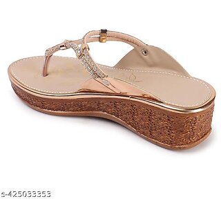 Designer Wedding Slip-on Heel Party Wear Sandal for Women
