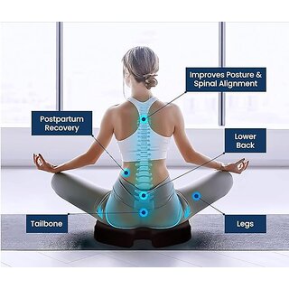 Non-Slip Coccyx Seat Cushion for Tailbone, Sciatica  Lower Back Pain Relief Ergonomic Contoured Cushion for Office/Hom