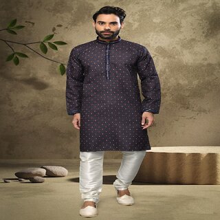 Best Men Raivat Ethnic Blue Colour Cotton Digital Print Kurta Pajama 1568 2025 at ShopCircuit | 