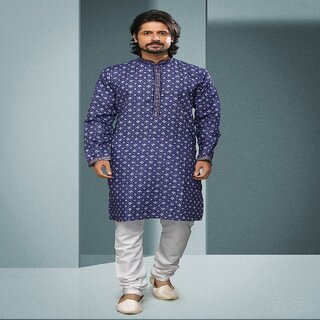 Latest Men Raivat Ethnic Purple Colour Cotton Digital Print Kurta Pajama 1586 2025 at ShopCircui