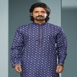 Latest Men Raivat Ethnic Purple Colour Cotton Digital Print Kurta Pajama 1586 2025 at ShopCircui