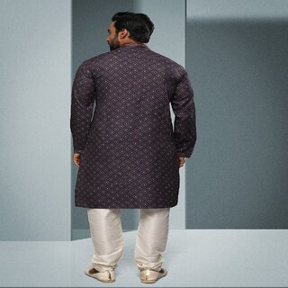 Affordable Men Raivat Ethnic Blue Colour Cotton Digital Print Kurta Pajama 1590 2025 at ShopCirc