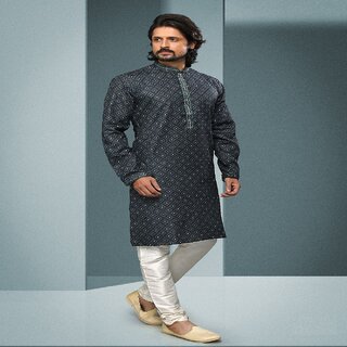 Modern Men Raivat Ethnic Teal Green Colour Cotton Digital Print Kurta Pajama 1591 2025 at ShopCi
