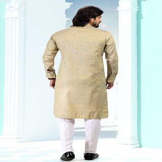 Exclusive Men Raivat Ethnic Cream Beige Colour Silk Kurta Pajama 2169 2025 at ShopCircuit | ONDC