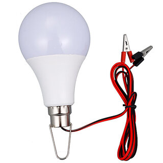 12 volt dc 9 watt led bulb with clip and wire pack of 1