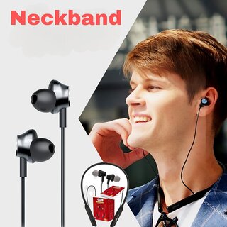 Charkeenb-804 Wireless Neckband in-The-Ear upto 20 Hmusic Control sblack_NB-804B