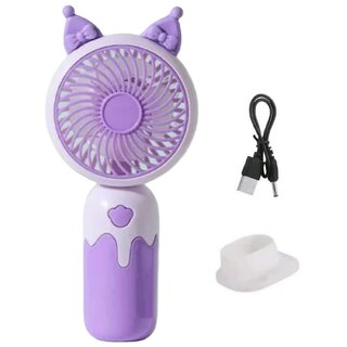 Charkee USB FanAssorted Pack of 1 Rechargeable Mini Portable Digital Hand Fan