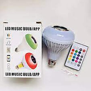 CHARKEE Wireless With Remote 12v5.0 3D Bass 24 White (BT-Bulb1)