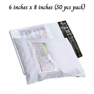 6 x 8 inches Courier Bags with POD  50 Pcs Pack - Handbags | Buy online on ZillyBuy