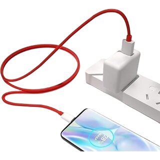 Vibrant Red 120W Fast Charging C-Type Data Cable