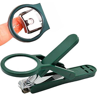 magnifying nail cutter with 3x zoom lens nail clipper with magnifying glass