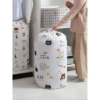 Printed Cylinder Shape Laundry Bag, 50 x 60 cm, Durable and Lightweight Storage Organizer for Clothes Printed Cylinder Shape Laundry Bag, 50 x 60 cm, Durable and Lightweight Storage Organizer for Clothes