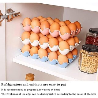 15 Eggs Storage Holder with Lid  Modern Multicolor BPA-Free Refrigerator Egg Rack, 24.3 x 14.5 x 4 cm 15 Eggs Storage Holder with Lid  Modern Multicolor BPA-Free Refrigerator Egg Rack, 24.3 x 14.5 x 4 cm