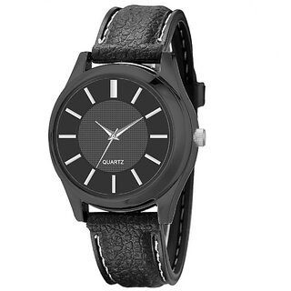 2 in 1 Electronic Lighter LED Lighters Male Quartz Watch -(Black) Brown Watch Lighter Cigarette Lighter(Black)