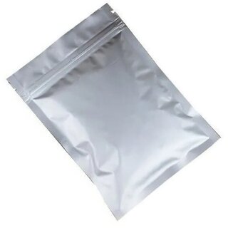 812 Polyester Plain Silver Pouch Bag  - 10 Pcs Pack - Handbags | Buy online on ZillyBuy