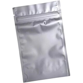 1014 Polyester Plain Silver Pouch Bag - 10 Pcs Pack - Handbags | Buy online on ZillyBuy