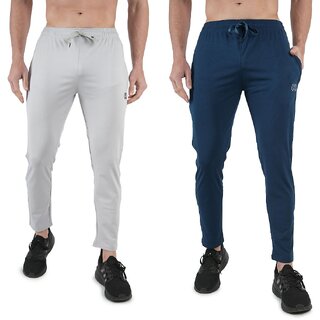 Kwings Mens Lower Combo Pack (Pack of 2) Lycra blend Plain sports wear Bottoms - Track Pants | Buy online on ZillyBuy