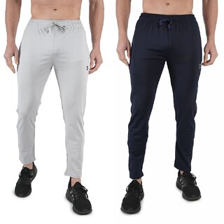Kwings Mens Lower Combo Pack (Pack of 2) Lycra blend Plain sports wear Bottoms - Track Pants | Buy online on ZillyBuy