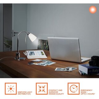 (Pack of 20) 9 Watt Rechargeable Inverter LED Bulb B22D 6500K (Cool White)