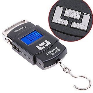 Kudos Weighing Scale Digital Heavy Duty Portable, Hook Type with Temp, 50Kg ( pack of 1 ) - Hardware, Tools and Home Safety | Buy online on ZillyBuy