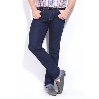 Luxurious Men Men's Slim Fit Blue Jeans 2025 at ShopCircuit | ONDC