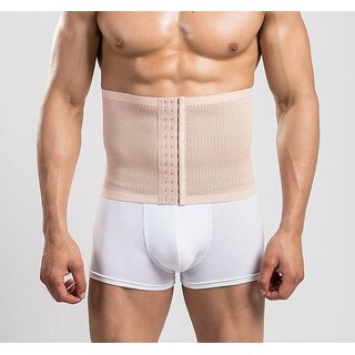 Mens 3 hooks instant tummy tuck slim waist belt shaper cincher trimmer bodyshape - Shapewear | Buy online on ZillyBuy