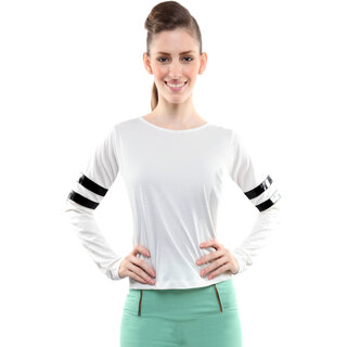 Sophisticated Women Miss Chase Women's  Round Neck Cap Sleeves Basic Plain Top 2025 at ShopCircu