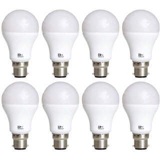 Alpha Pro 12 watt pack of 8 Lumens-900 with 1year replacement warranty