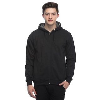 Luxurious Men Emblazon Men's Black High Neck Sweatshirt 2025 at ShopCircuit | ONDC