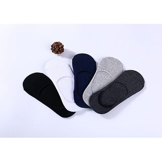 DDH Men Printed Loafer Socks (Pack of 5)-Premium Plain - Socks | Buy online on ZillyBuy