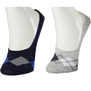 DDH Men Solid No Show Socks With Silicone Heel Grip(Pack of 2)-Yrion - Socks | Buy online on ZillyBuy