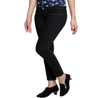 PV Women/Girls Black Denim Jeans